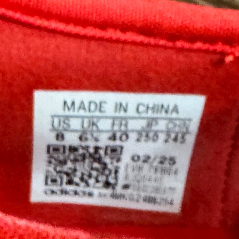 Adidas Samba Jane Red Sold Out Like New Sz 8 - Picture 8 of 8